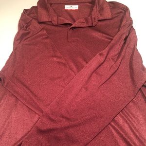 Grand Slam Performance Maroon Polyester Polo XL